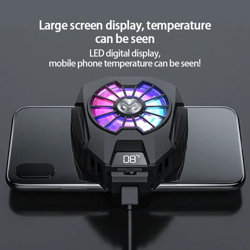 DL05 FL05 Mobile Phone Cooler Ice Cooling Fan Radiator For PUBG Phone Cooler System Cool Heat Sink For Cellphones Tablets