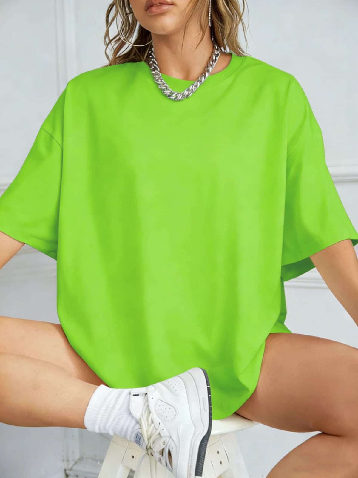Basics Comfy Women Tee Shirts Solid Summer Cotton Short Sleeve Street Daily Top Cool Breathable T Shirt Oversize Sport Streetwea