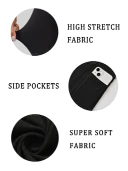 High Waisted Biker Shorts For Women With Pockets, Super Soft Tummy Control Workout Running Yoga Athletic Shorts