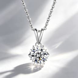 S925 Silver Crescent Moissanite D VVS Women's Necklace Luxury Star and Moon Pendant Elegant Clavicle Chain Cute Jewelry