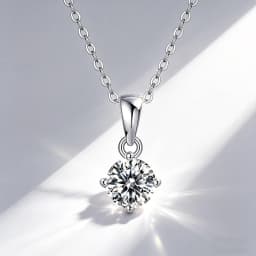 S925 Silver Crescent Moissanite D VVS Women's Necklace Luxury Star and Moon Pendant Elegant Clavicle Chain Cute Jewelry