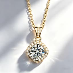 S925 Silver Crescent Moissanite D VVS Women's Necklace Luxury Star and Moon Pendant Elegant Clavicle Chain Cute Jewelry