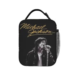 Insulated Lunch Bags Singer Michael Jacksons MJ Tour 2026 Merch Food Box INS Trendy Thermal Cooler Lunch Box For School