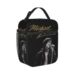 Insulated Lunch Bags Singer Michael Jacksons MJ Tour 2026 Merch Food Box INS Trendy Thermal Cooler Lunch Box For School