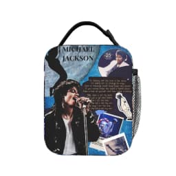 Insulated Lunch Bags Singer Michael Jacksons MJ Tour 2026 Merch Food Box INS Trendy Thermal Cooler Lunch Box For School