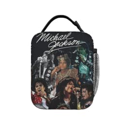 Insulated Lunch Bags Singer Michael Jacksons MJ Tour 2026 Merch Food Box INS Trendy Thermal Cooler Lunch Box For School