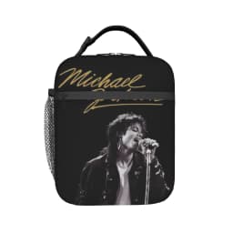 Insulated Lunch Bags Singer Michael Jacksons MJ Tour 2026 Merch Food Box INS Trendy Thermal Cooler Lunch Box For School