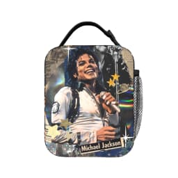Insulated Lunch Bags Singer Michael Jacksons MJ Tour 2026 Merch Food Box INS Trendy Thermal Cooler Lunch Box For School