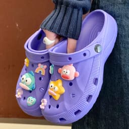 Hole Shoes, Internet Celebrities, Women's Fashion, Cartoon Student, Multifunctional Wear, Bag Head Sandals, Beach Men's Shoes