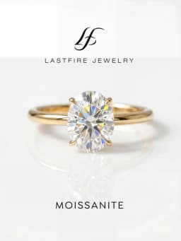 Fashion 1-2 Carat Brilliant Oval Moissanite Diamond Engagement Wedding Rings for Women 925 Sterling Silver Fine Jewelry