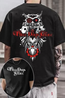 Fashion 2026 Three Days Grace Canada Band Graphic TShirt Mens Womens Cotton Tee Summer Casual Short Sleeve Round Neck Clothing