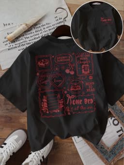 Born To Read Graphic T-Shirt Women Bookish Coquette Aesthetic Print Tee Vintage Harajuku Short Sleeve Casual Summer Fashion Top