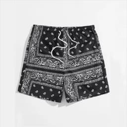 New Fashion Trend Bandana Graphic Beach Short Men Summer 3D Printed Swim Trunks Loose Casual Streetwear Hawaiian Short Pants