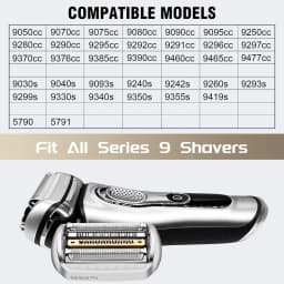 Brangdy 94M Shaver Replacement Head Compatible with Braun Series 9 Pro 9290cc 9370cc 9376cc 9260s 9295cc 9385cc Electric Razors