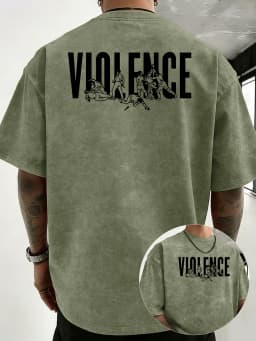 2026 Summer Men's Vintage Washed Pure Cotton T-Shirt Soft and Comfortable for Casual Sports and Outdoor Wear Men's Clothing