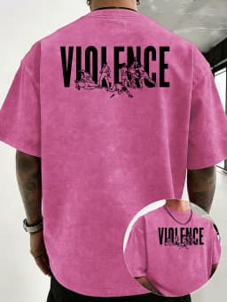 2026 Summer Men's Vintage Washed Pure Cotton T-Shirt Soft and Comfortable for Casual Sports and Outdoor Wear Men's Clothing