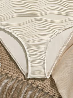 Trendy Girls 2Pcs Beach Swimsuit, Beige Shell Decor One-Piece + Sheer Mesh Sarong Cover up Set