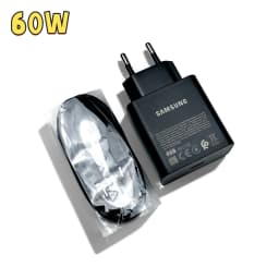 Samsung 60W PD Power Adapter Super Fast Charging Charger Type C Cable Original For Galaxy S26 S25 S24 S23 S22 Ultra Plus A90 S10