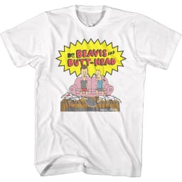Fun 1993 Animated Beavis and Butt-head T-Shirt 100% Cotton Graphic Tee Men Women Summer Streetwear Top