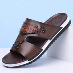 Men's Summer Comfortable Breathable Fashion Simple Slippers Outdoor Wear-Resistant Soft Bottom Casual Sandals-DH5306