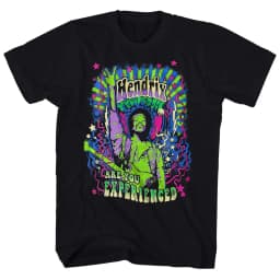 Retro Jimi Hendrix Rock Musician and Electric Guitarist T-Shirt 100% Cotton Graphic Tee Men Women Summer Streetwear Top