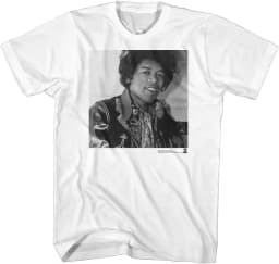 Retro Jimi Hendrix Rock Musician and Electric Guitarist T-Shirt 100% Cotton Graphic Tee Men Women Summer Streetwear Top