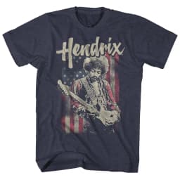 Retro Jimi Hendrix Rock Musician and Electric Guitarist T-Shirt 100% Cotton Graphic Tee Men Women Summer Streetwear Top