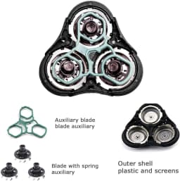 RQ11 Replacement Shaver Heads For Philips Norelco Sensotouch 2D Electric Shaver(1100 Series),1150x, 1160x, 1170x 1180x Blade