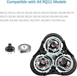 RQ11 Replacement Shaver Heads For Philips Norelco Sensotouch 2D Electric Shaver(1100 Series),1150x, 1160x, 1170x 1180x Blade