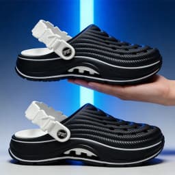 EVA hole shoes women's summer wear non-slip couple bag head slippers thick-soled dual-purpose outdoor sports beach sandals