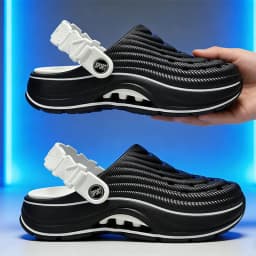 EVA hole shoes women's summer wear non-slip couple bag head slippers thick-soled dual-purpose outdoor sports beach sandals