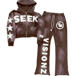 26 year new 3D printed adult European and American casual zipper hooded casual suit