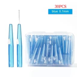 30/40/60 Pcs/Box Toothpick Dental Interdental Brush 0.6-1.5Mm Cleaning Between Teeth Oral Care Orthodontic I Shape Tooth Floss