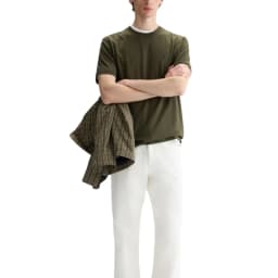 PG Men's Basic Solid Color T-Shirt Crew Neck Short Sleeve Cotton Blend Tee Casual Minimalist Small Logo T Shirts For Daily Wear