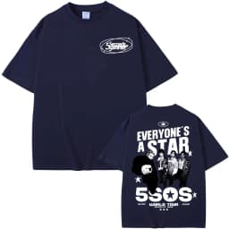 5 Seconds of Summer Everyone's A Star 2026 World Tour T-shirt Men Women Harajuku Hip Hop Punk T Shirts Summer Tops Loose T Shirt