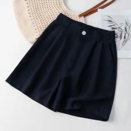 2026 Women's Linen Shorts Y2K, Single Button Zipper Fly Multi Pocket Mini Shorts, Home Leisure Commute Daily Summer Shorts