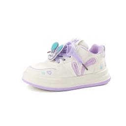 2026 Spring Autumn Children Shoes KPOP Leather Breathable Kids Casual Shoes Non-slip Fashion Toddler Girls Boys Sneakers