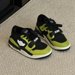 2026 Spring Autumn Children Shoes KPOP Leather Breathable Kids Casual Shoes Non-slip Fashion Toddler Girls Boys Sneakers
