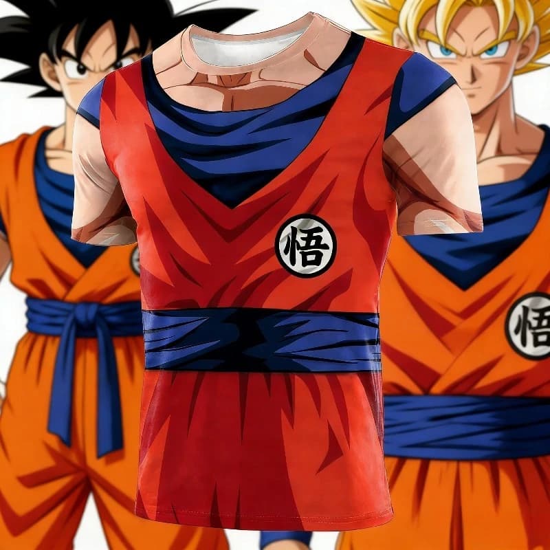 Dragon Ball Z Goku Kame Symbol 3D Quick Dry T-Shirt For Men Women Kids Summer Sports Cosplay Tee Outdoor Casual Fashion T-shirt