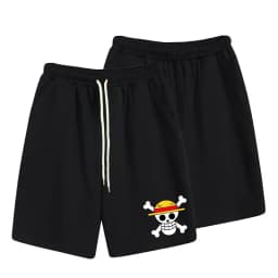 One Piece Anime Casual Men's and Women's Shorts Summer Slightly Elastic High-quality 3D Sports Shorts