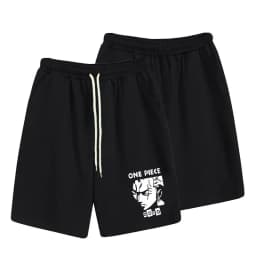 One Piece Anime Casual Men's and Women's Shorts Summer Slightly Elastic High-quality 3D Sports Shorts