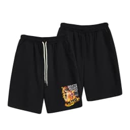 One Piece Anime Casual Men's and Women's Shorts Summer Slightly Elastic High-quality 3D Sports Shorts