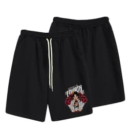 One Piece Anime Casual Men's and Women's Shorts Summer Slightly Elastic High-quality 3D Sports Shorts