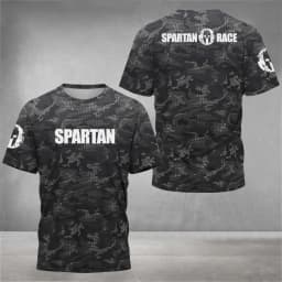 Fluorescent Green Spartan Style Workout T-Shirt Men Women Unisex Fitness Graphic Tee Casual Streetwear Summer outdoor clothing