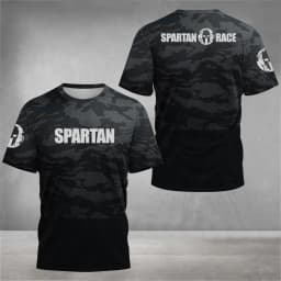 Fluorescent Green Spartan Style Workout T-Shirt Men Women Unisex Fitness Graphic Tee Casual Streetwear Summer outdoor clothing