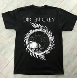 Rare Collection Dir En Grey Band Gift Summer Men's and Women's Loose and Breathable T-shirt Top