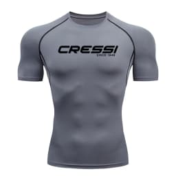 2026 Men Surf Sunscreen Diving Suit Rash Protection t-Shirt Swimsuit Tight Short-Sleeved Swimming Floating UV tee shirt homme