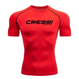 2026 Men Surf Sunscreen Diving Suit Rash Protection t-Shirt Swimsuit Tight Short-Sleeved Swimming Floating UV tee shirt homme