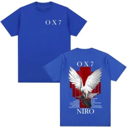 2026 Rapper Niro OX7 Album Merch T Shirt Men Women Hip Hop Fashion Pop Music Short Sleeve Male Casual Cotton Vintage T-shirt