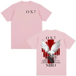 2026 Rapper Niro OX7 Album Merch T Shirt Men Women Hip Hop Fashion Pop Music Short Sleeve Male Casual Cotton Vintage T-shirt
